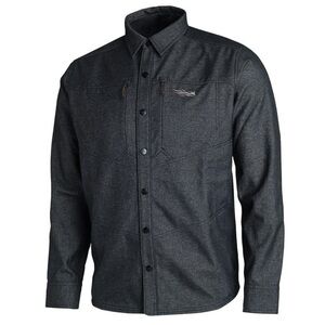 Sitka Gear Men's TTW Highland Overshirt Shirt Jacket Dark Grey Black